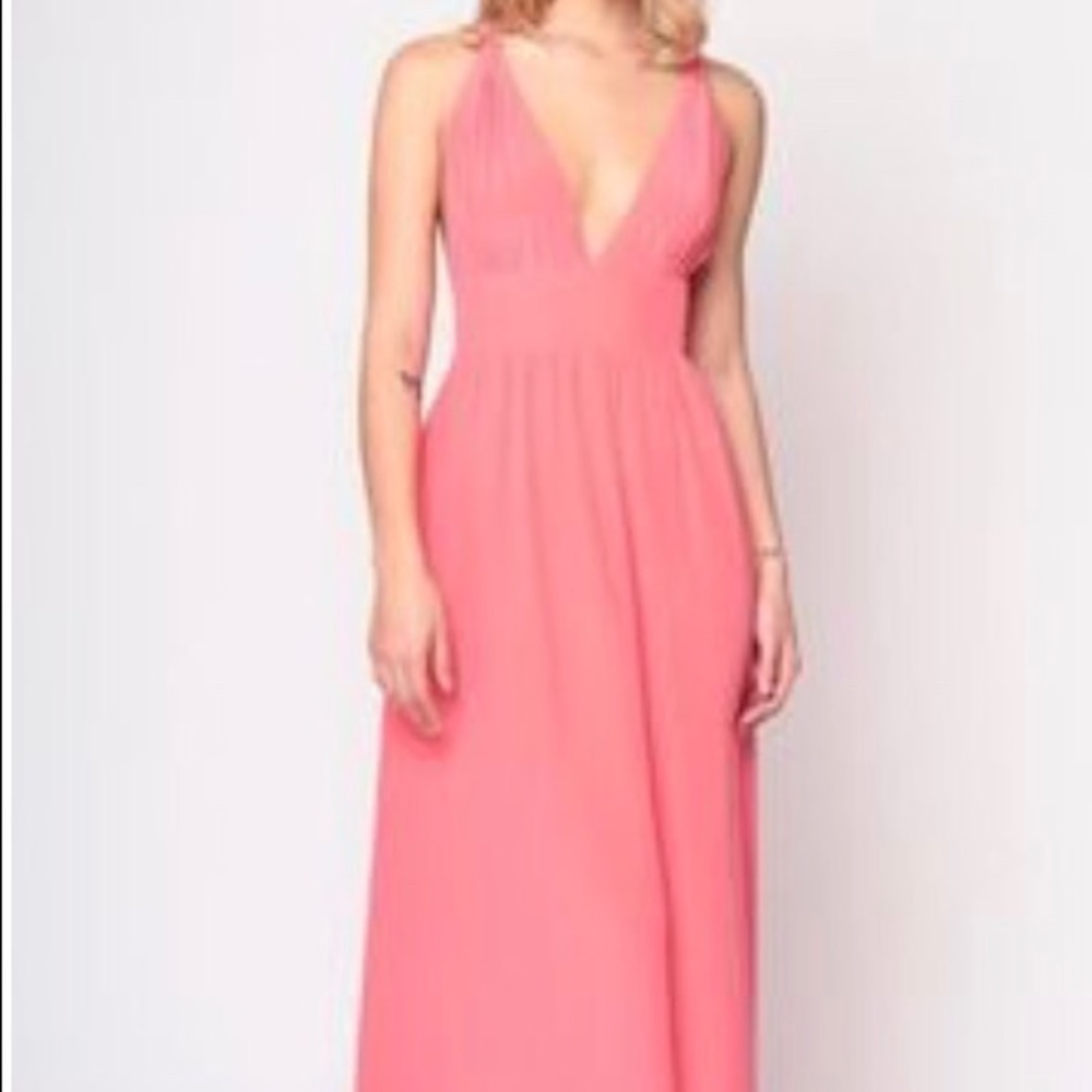 Yumi kim enchanted maxi dress in coral